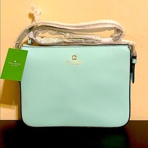 NEW Kate Spade crossbody bag!Unique cyblue color